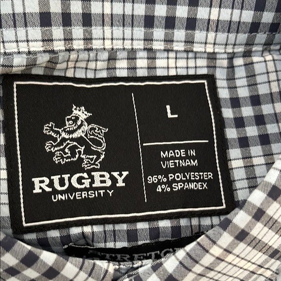 Men's Black and White Plaid Shirt - Picture 1 of 4